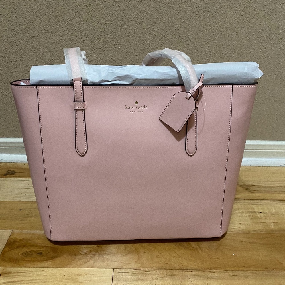NWT Kate Spade Medium Tote in chalk pink